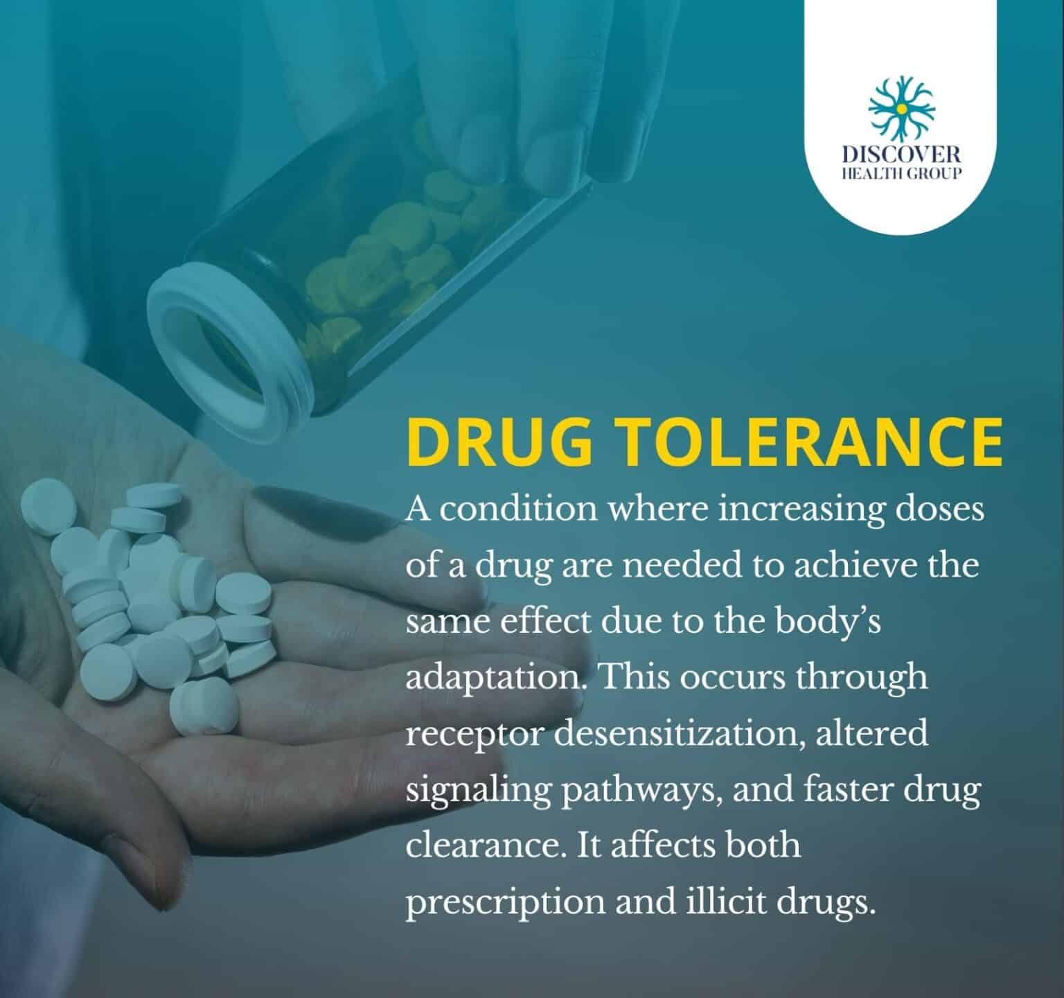 Drug Tolerance: Causes, Effects, and Management Explained